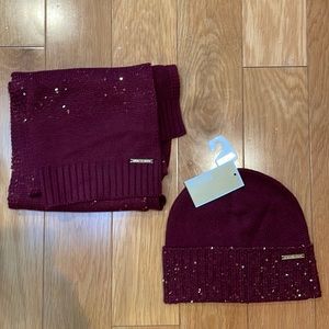 Michael Kors NWT Hat and Scarf Set